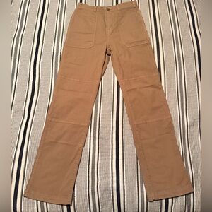 Madewell 90’s Straight Leg Tan Jeans